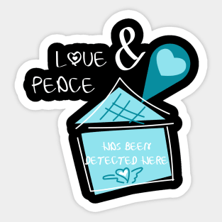 Love & Peace Sticker